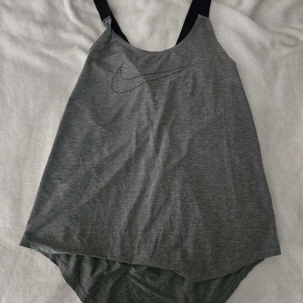 Nike Women's Heather Gray Tank Top